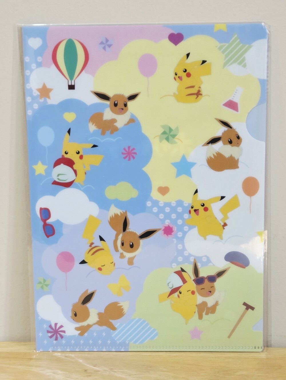 *4 for $20* Pokémon Movie The Power of Us A5 Clear File Folder - Pikachu & Eevee
